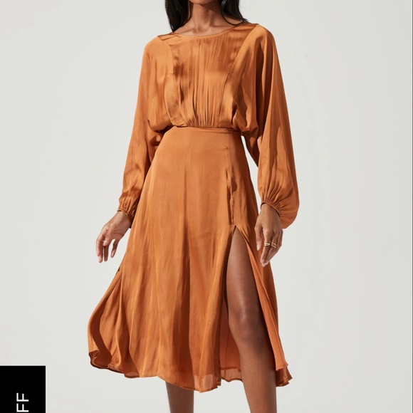Astr Dresses & Skirts - Amber Satin Midi